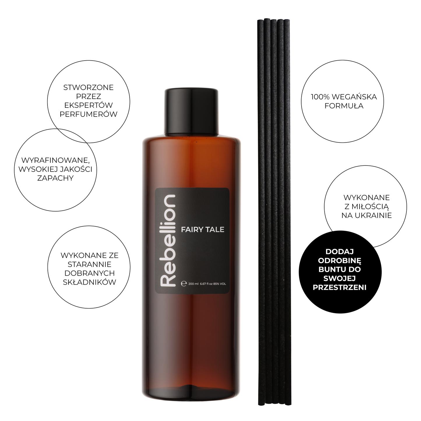 Рефіл дифузора з паличками "Fifty Sweet Cherries" Rebellion